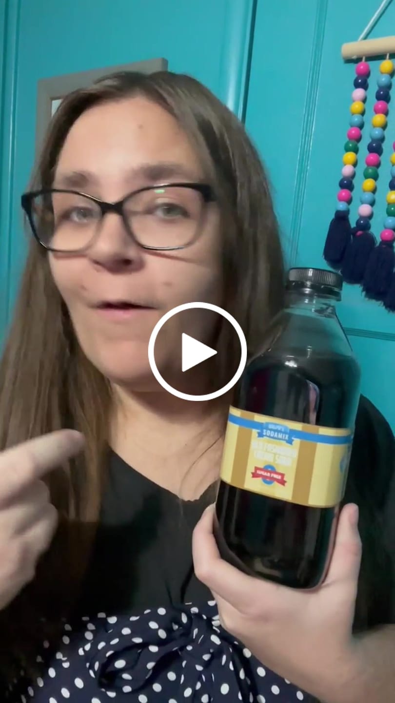 Customer video review of Old Fashioned Cream Soda Sparkling Water Flavoring Syrup