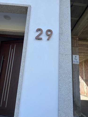 Customer photo review of Numeri e lettere singole 3D