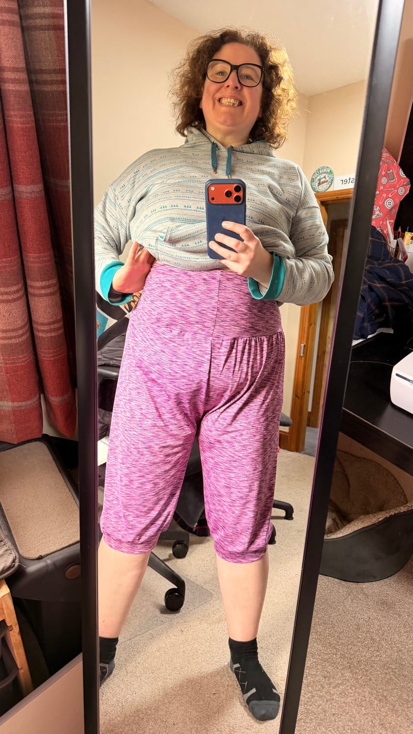 Customer photo review of Melange Active Wear Sports Jersey Fabric