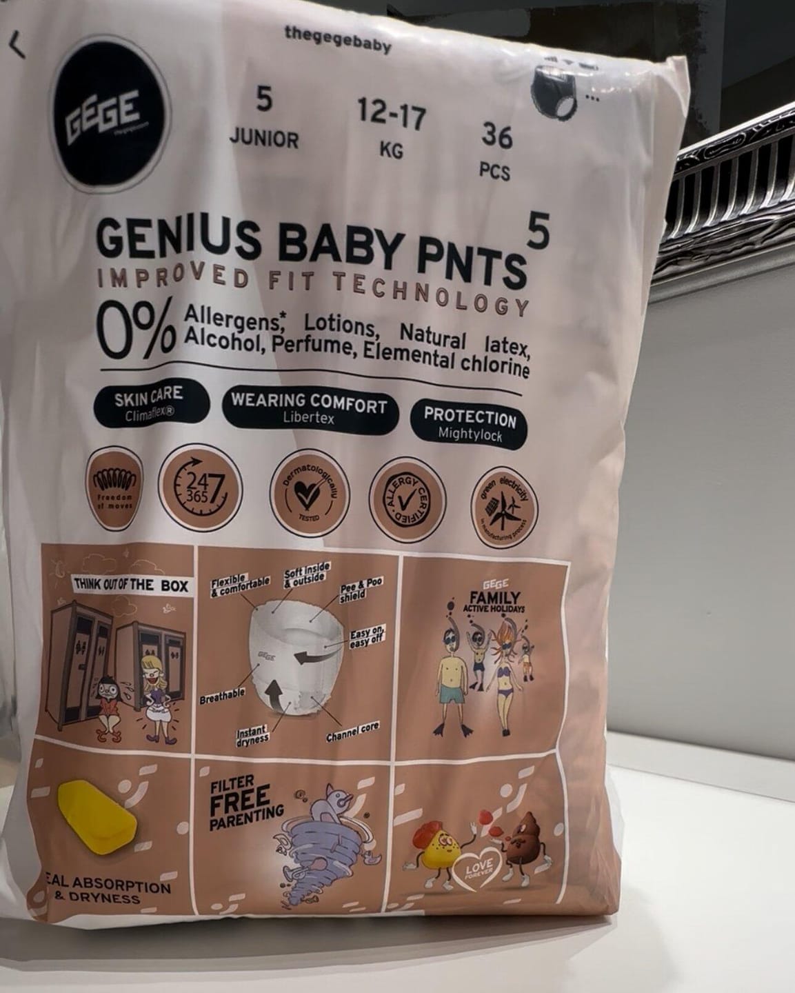 Customer photo review of PREMIUM GENIUS BABY PANTS