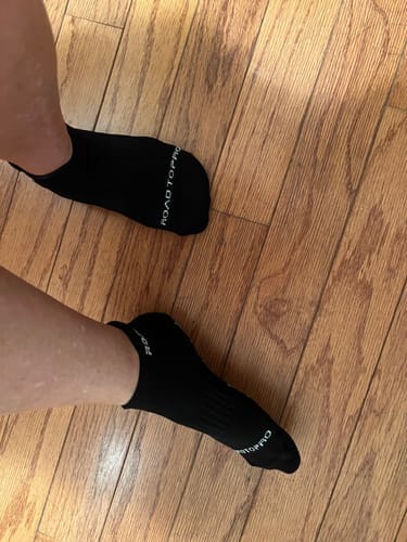 Customer photo review of UltraGrip Ankle Socks