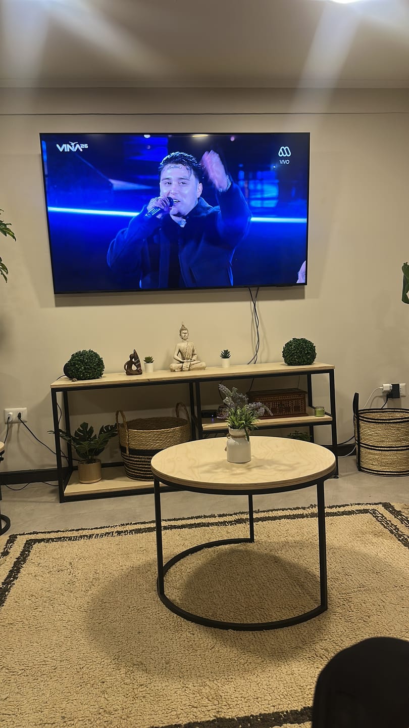 Customer photo review of Rack TV MIMA — Kallfu.cl