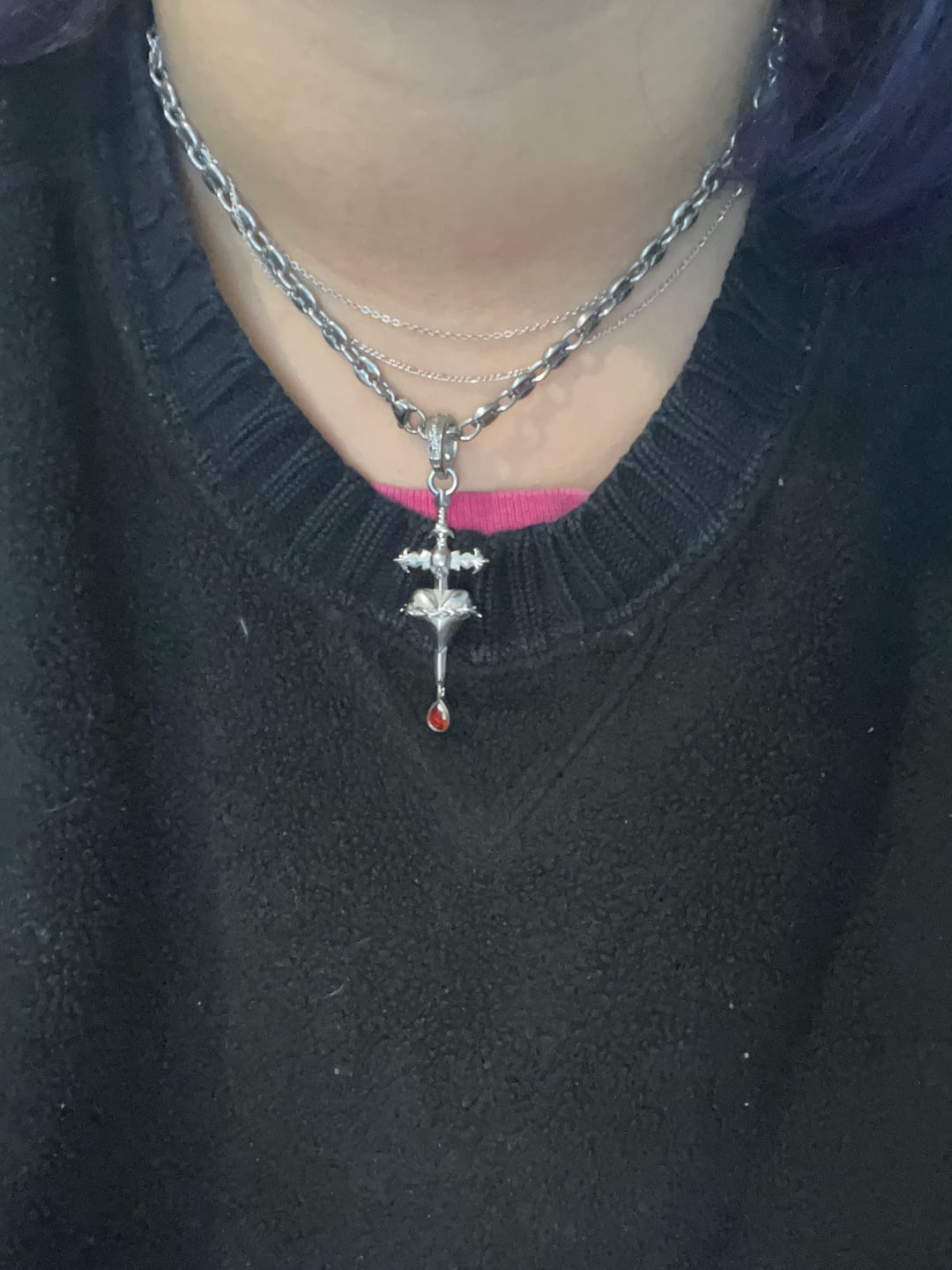 Customer photo review of 4MM MINI INFINITY CHAIN