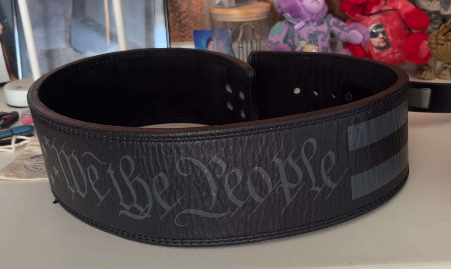 Customer photo review of Assault Belt: 10mm Lever Weightlifting Belt