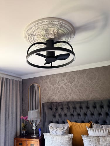 Customer photo review of Aura Glow 60cm Ceiling Fan Light - Multiple Finishes