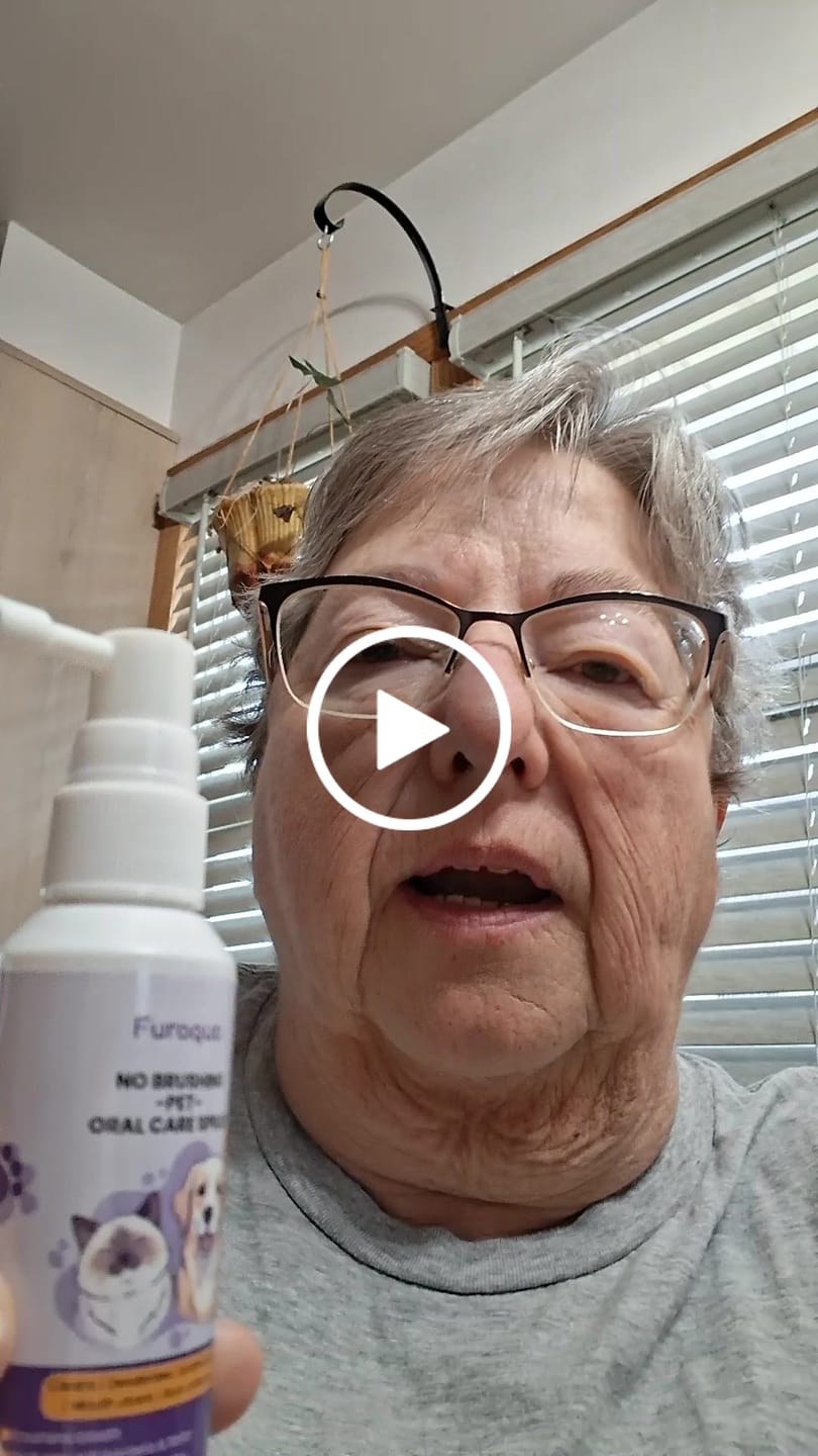 Customer video review of Pet Dental Spray by Furaqua || Veterinarian Recommended 🏆