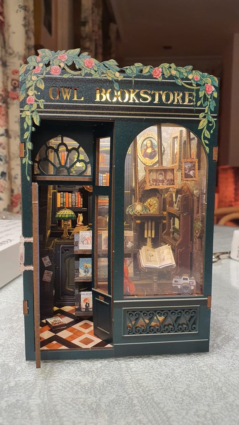 Customer photo review of Book Nook Owl Bookstore