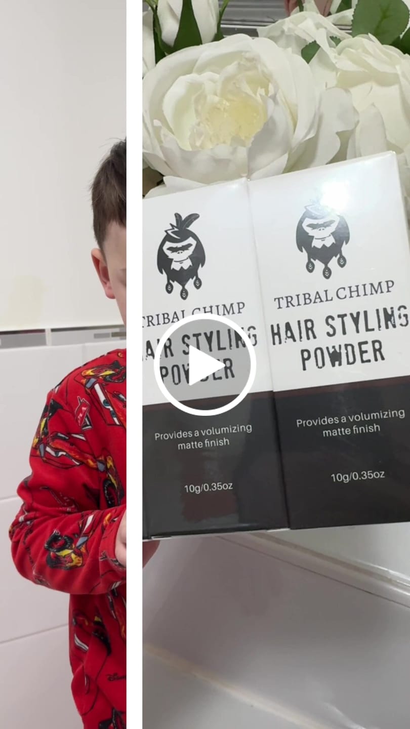 Customer video review of 3 pcs Hair Styling Powder
