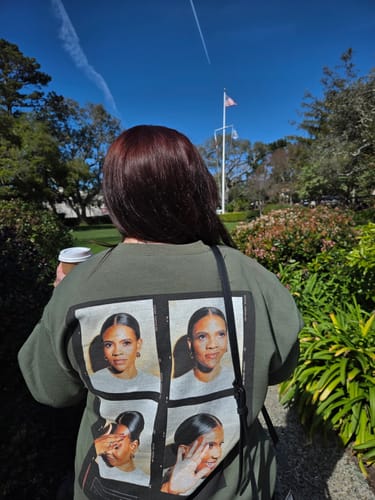 Customer photo review of Strike A Pose Crewneck