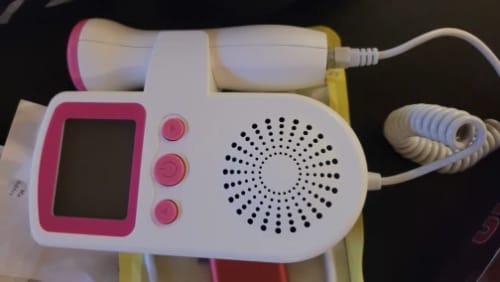 Customer photo review of Fetal Doppler™ Baby Heart Monitor