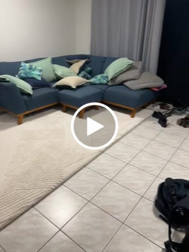Customer video review of The Mellow Mat® Vector Lines 3D (Soft Touch Sensory Tatami Rug) 3D07