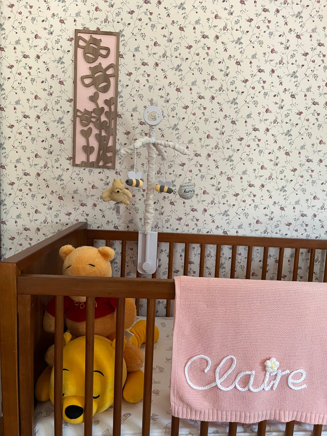 Customer photo review of Hand Knitted Personalized Blanket