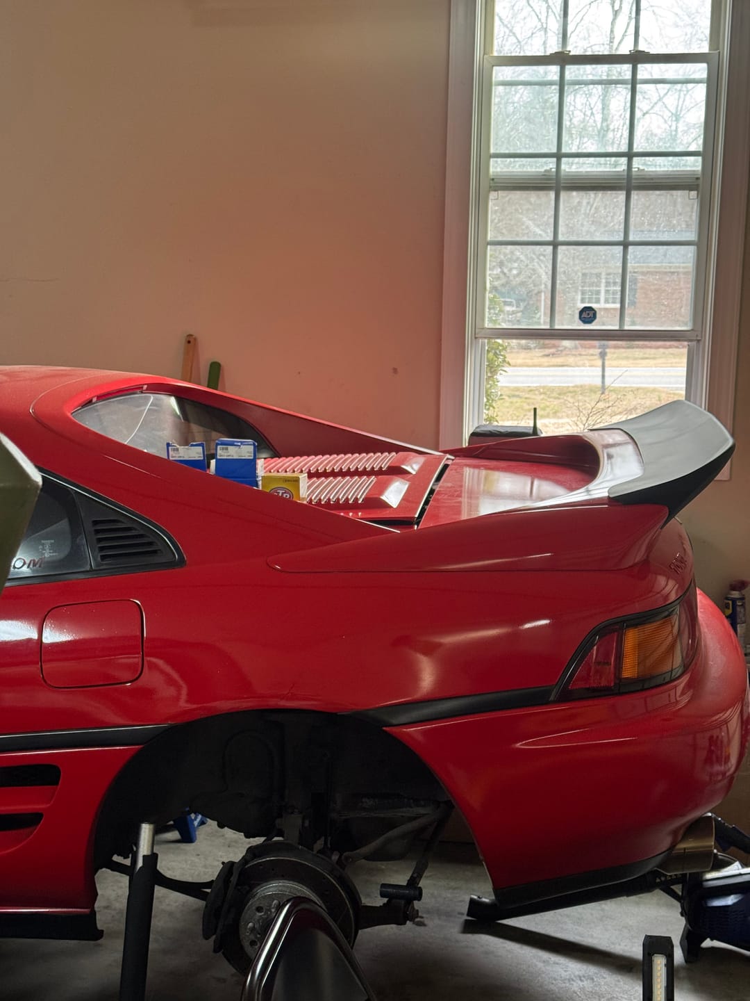 Customer photo review of MR2Heaven East Bear Style 91 Spoiler Add On - Fiberglass and Carbon Fiber Available