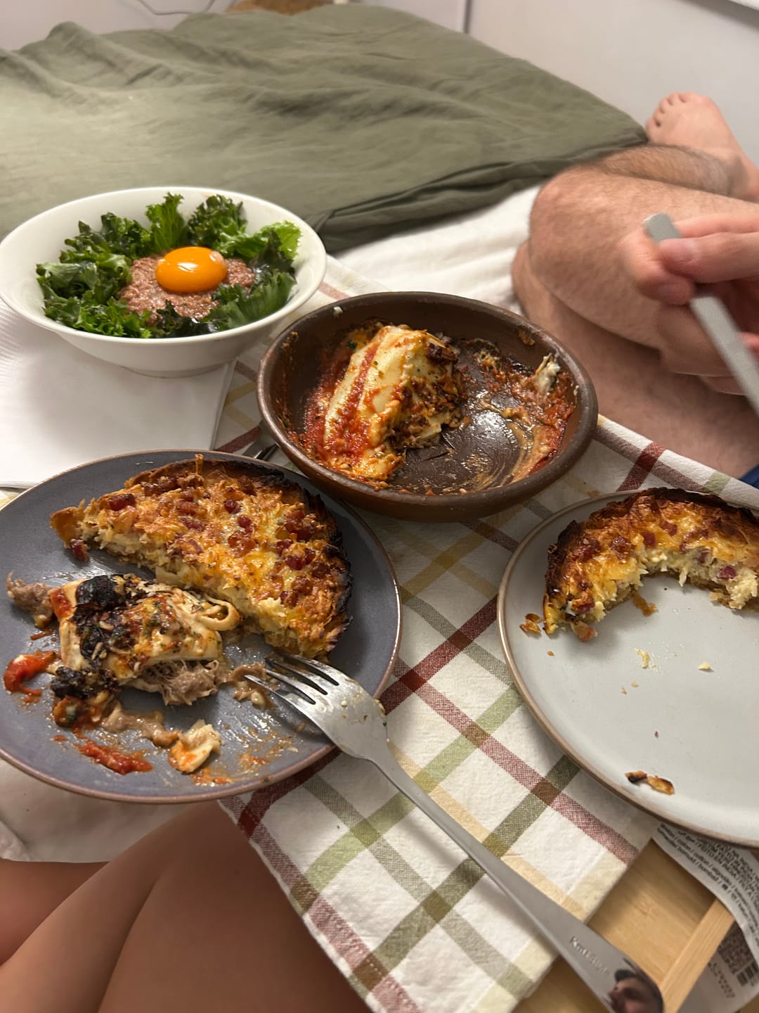 Customer photo review of Quiche Lorraine
