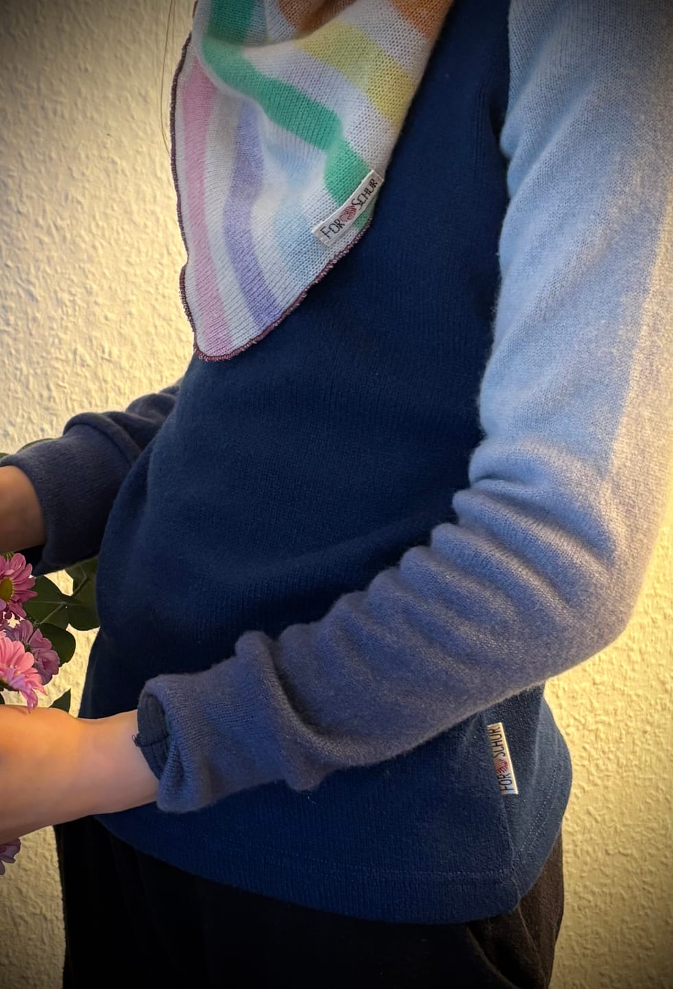 Customer photo review of Kaschmir Kinder Longsleeve 122/128