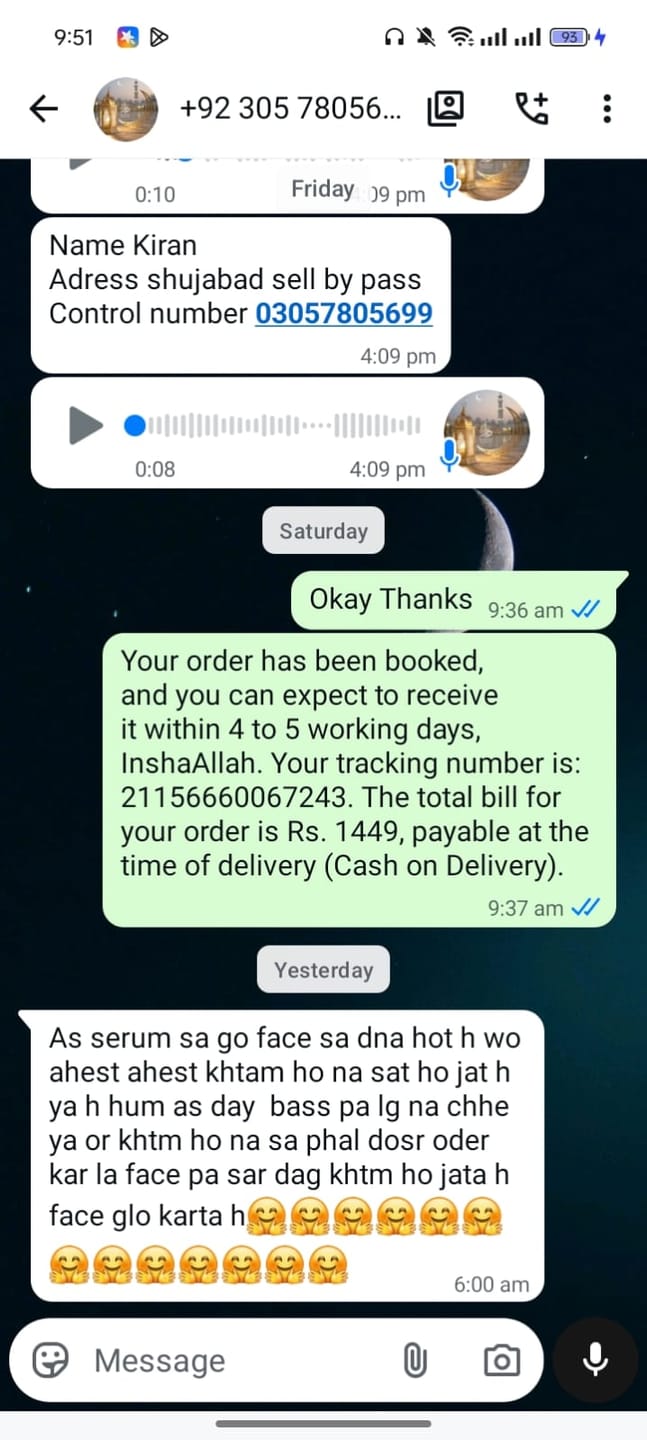 Customer photo review of Ultra Whitening Serum