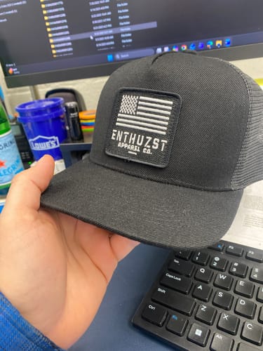 Customer photo review of COVERT TRUCKER HAT