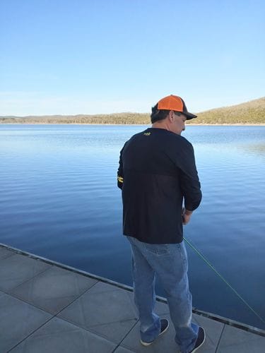 Customer photo review of Men's UPF 50+ Long Sleeve Fishing Shirt FS01M