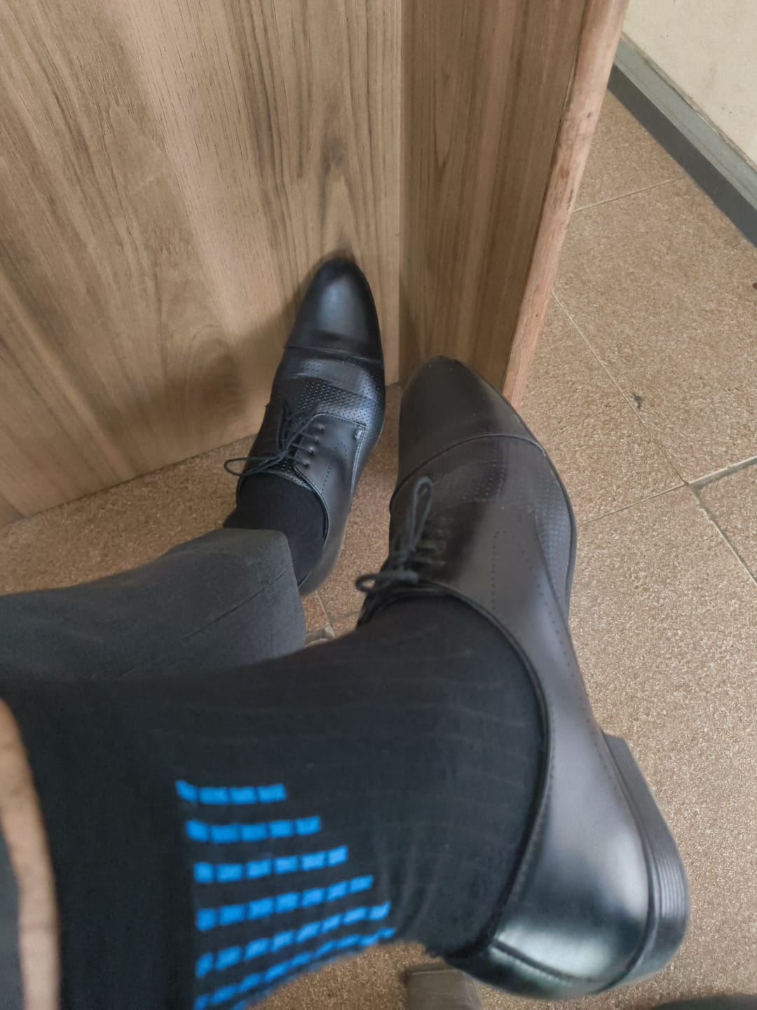 Customer photo review of Bacca Bucci HOMER Formal Shoes with Superior Comfort | All Day Wear Office Or Party Lace-up Shoes