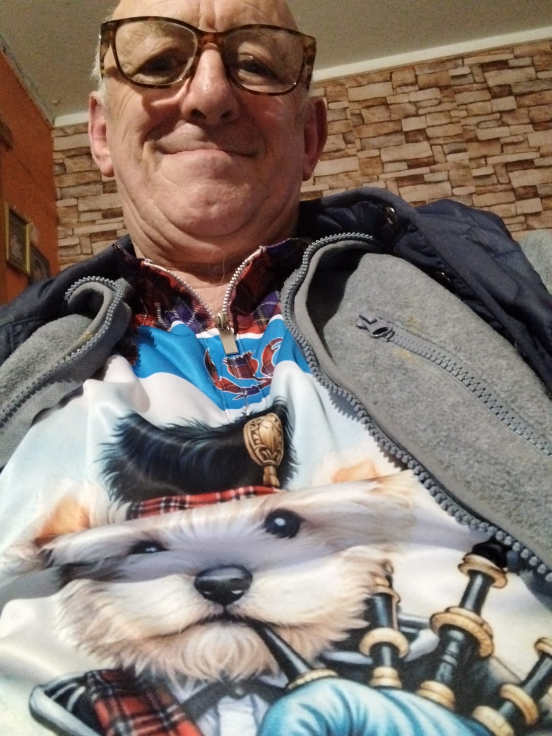 Customer photo review of Unisex Shirt - Custom Text Shirt, Scotland Shirt
