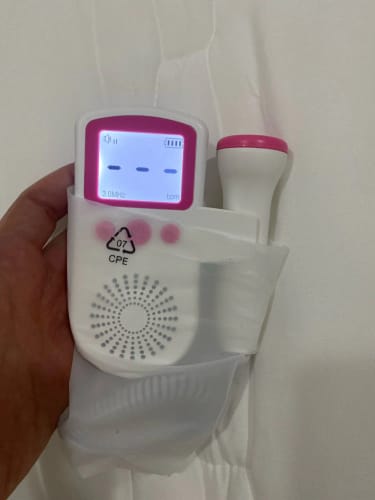Customer photo review of Fetal Doppler™ Baby Heart Monitor
