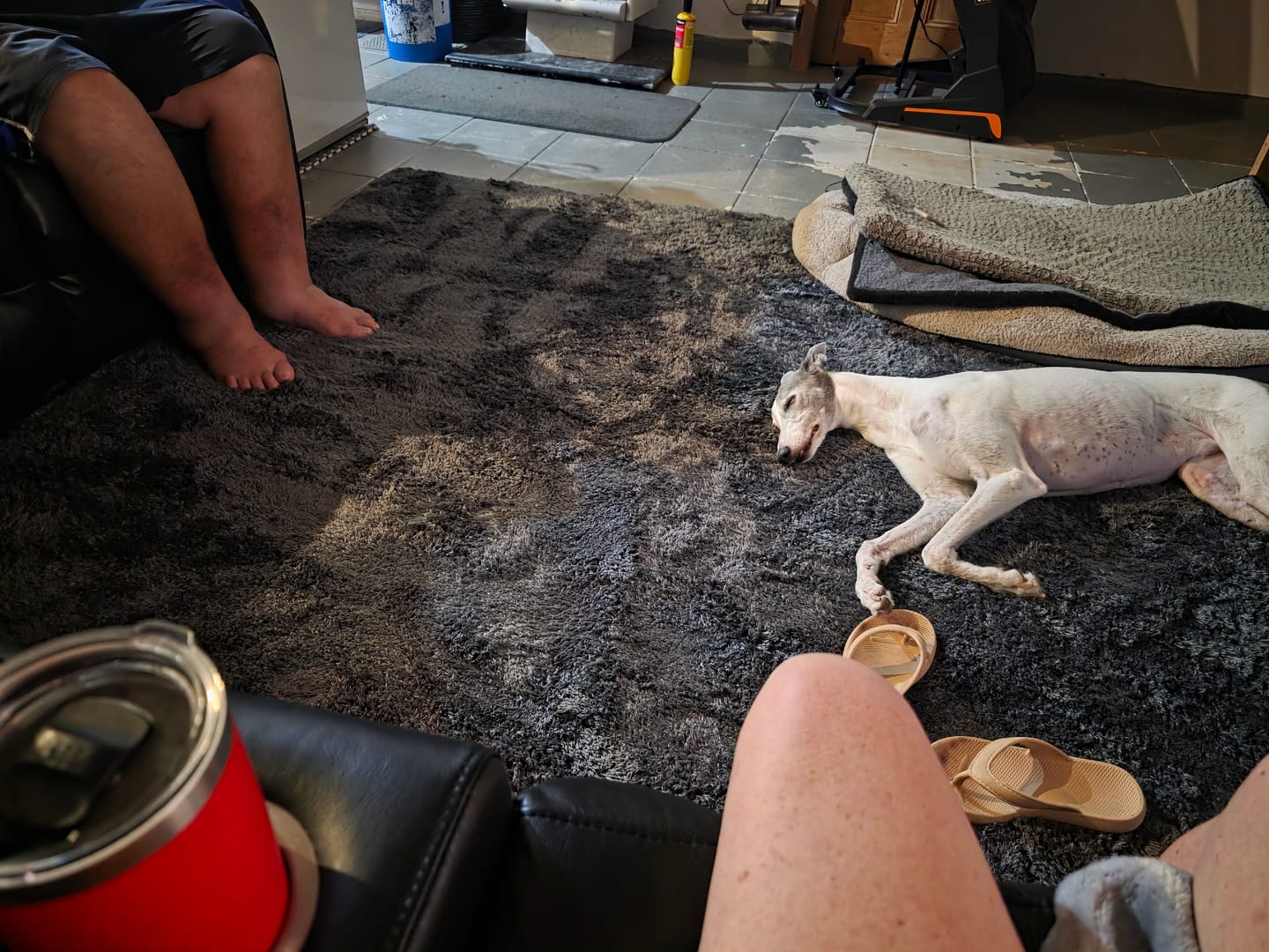 Customer photo review of Deluxe Shaggy Relax Mat - 35mm Memory Foam