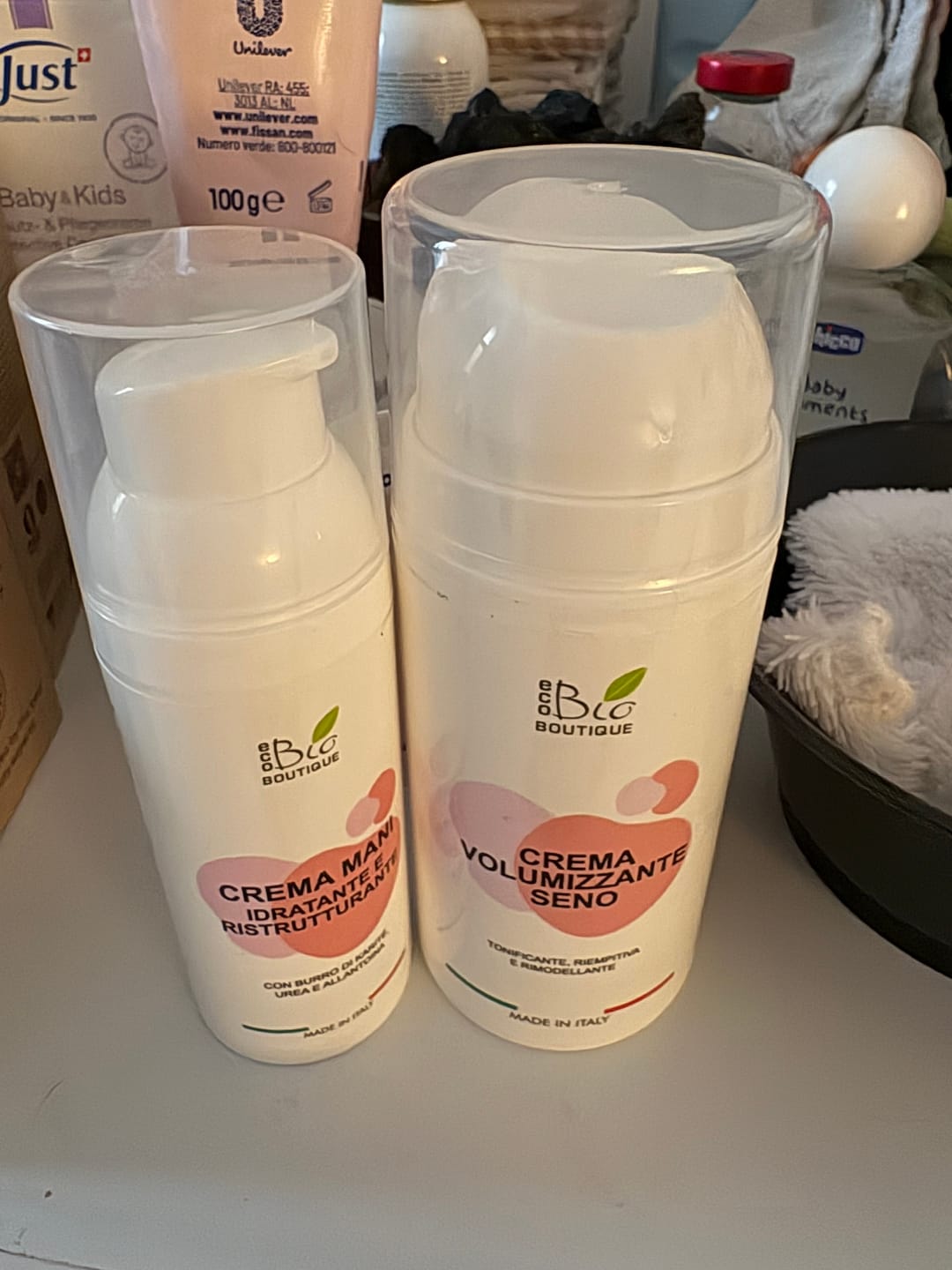 Customer photo review of Crema Volumizzante Seno