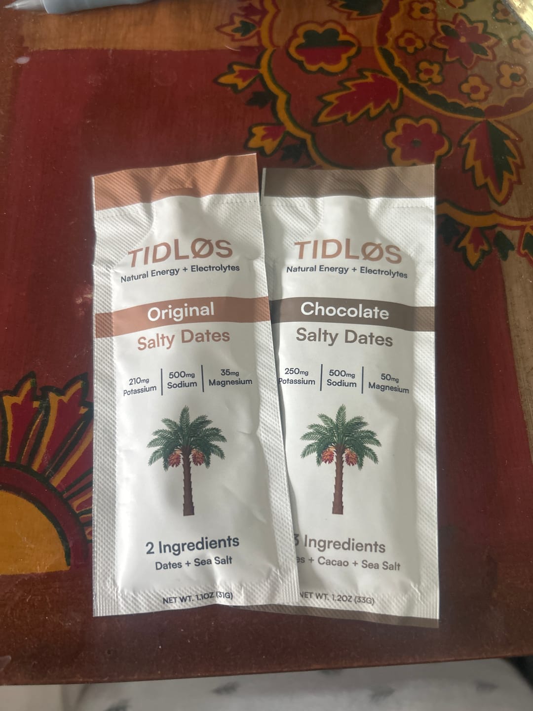 Customer photo review of Salty Dates Energy Gel