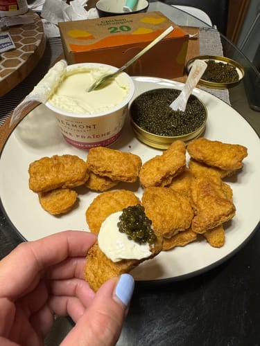 Customer photo review of Kaluga Hybrid Caviar - Valentine's Day Limited Edition
