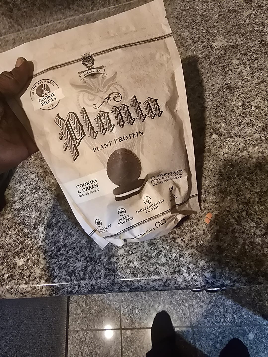 Customer photo review of Planta® - Premium Plant Protein (25 Servings)