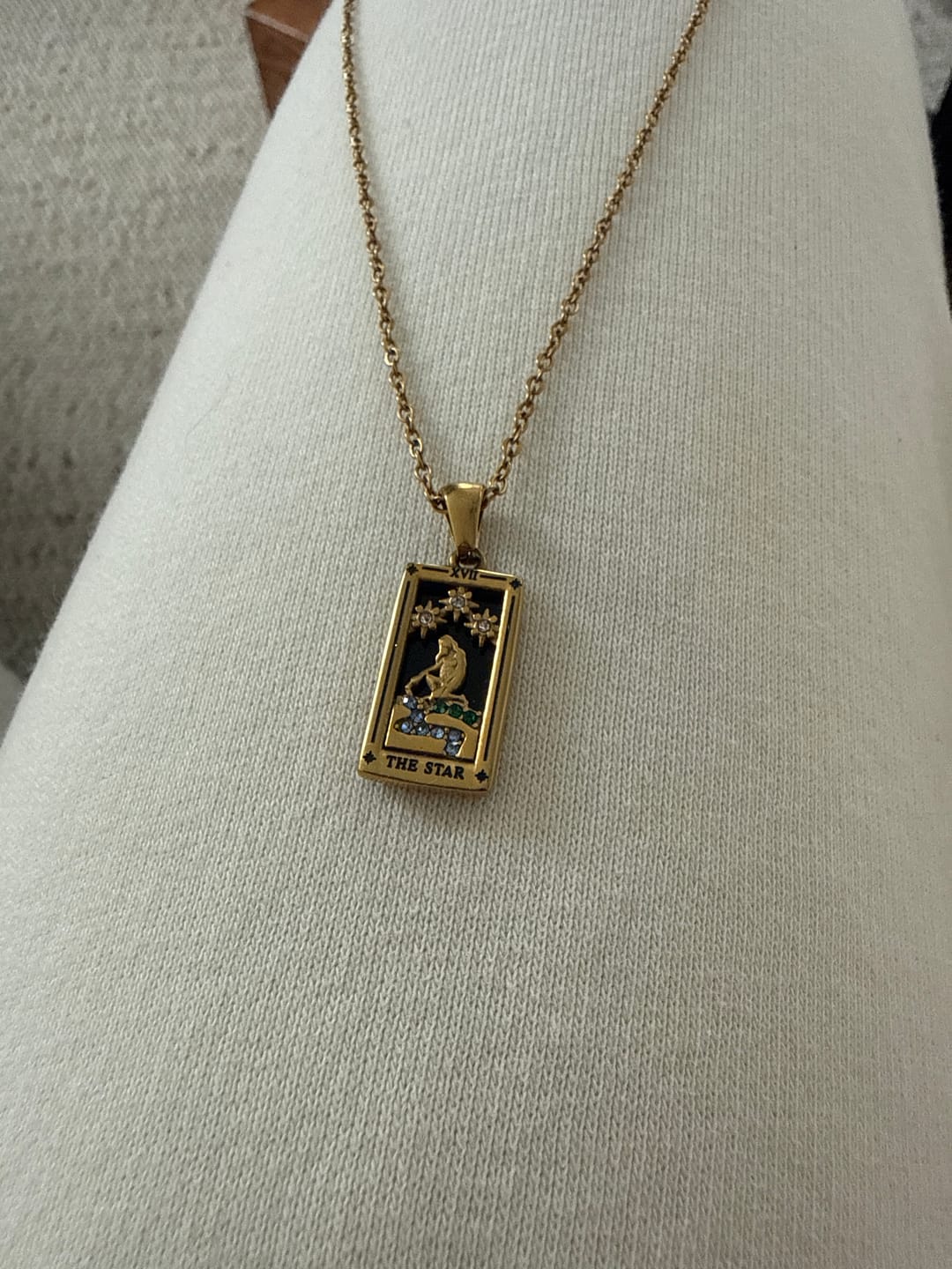 Customer photo review of Golden Fortune Necklace (Bundle)