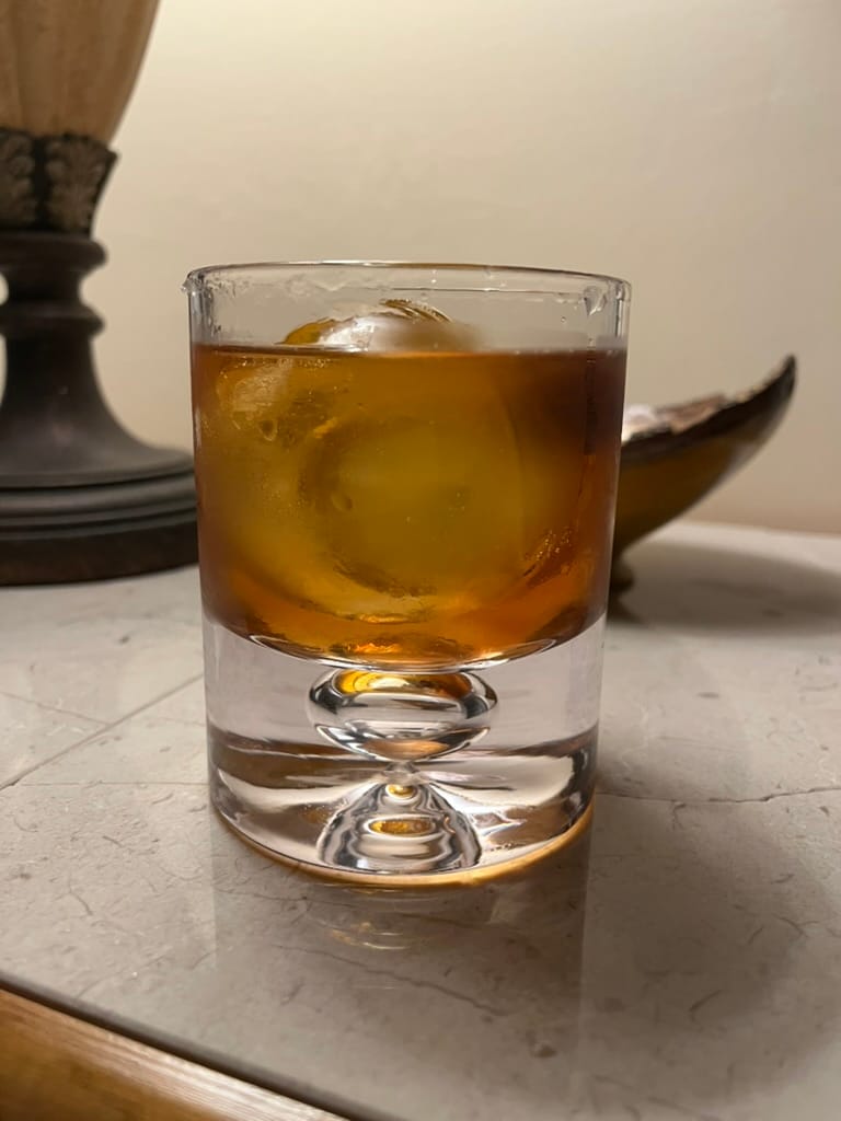 Customer photo review of Crystal Bubble Heavy Base Whiskey Glass Tumbler - Set of 4 (9.5oz)