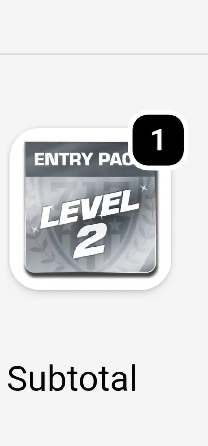 Customer photo review of ENTRY PACK LEVEL 2