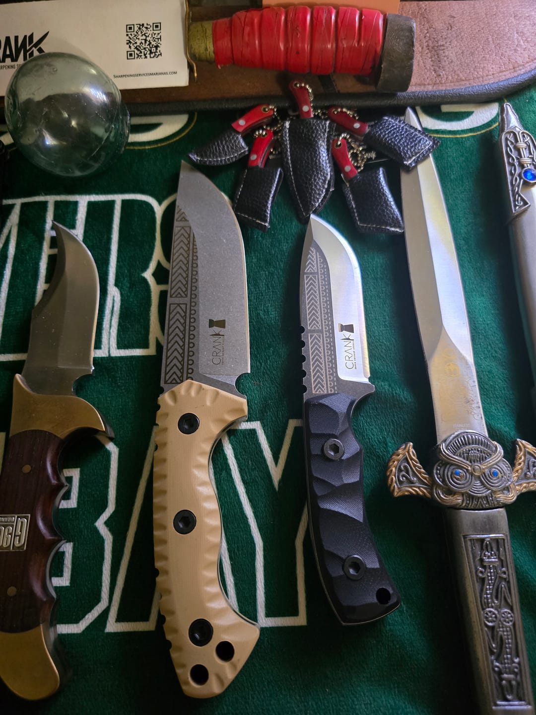 Customer photo review of KIÑUTE 5-Pack Keychain Blades by CRANK