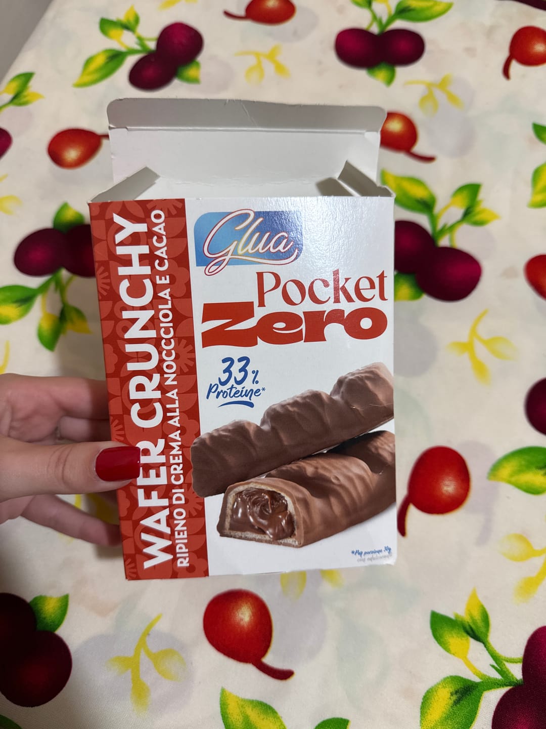 Customer photo review of Pocket ZERO Wafer crunchy con crema alla nocciola e cacao