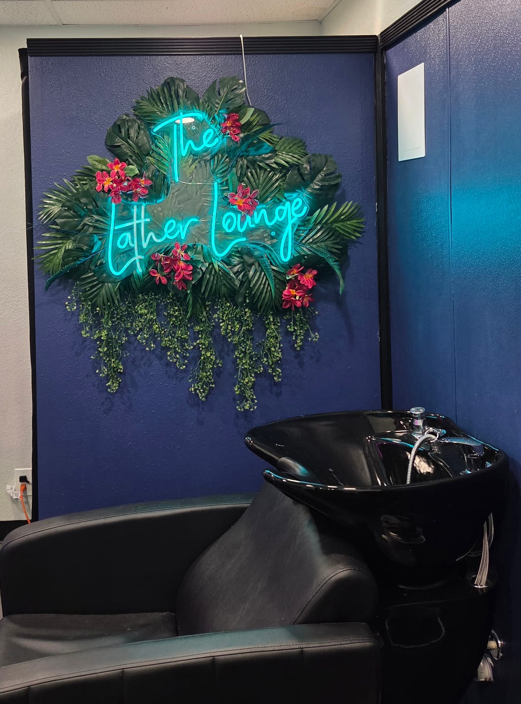 Customer photo review of Custom Neon: The Lather Loun...