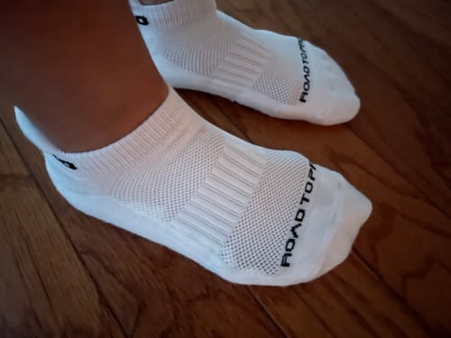 Customer photo review of UltraGrip Ankle Socks