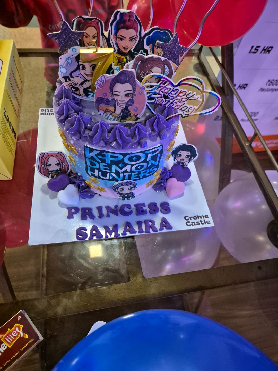 Customer photo review of K-Pop Anime Theme Cake