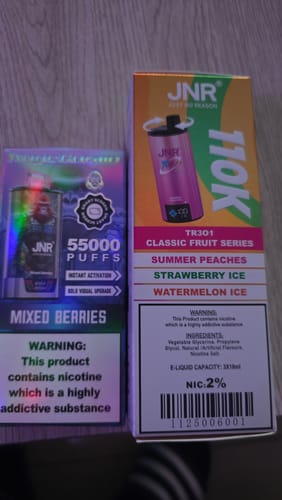 Customer photo review of JNR - RageGorilla 55K - Puff Jetable / Vape Disposable 2% Nicotine