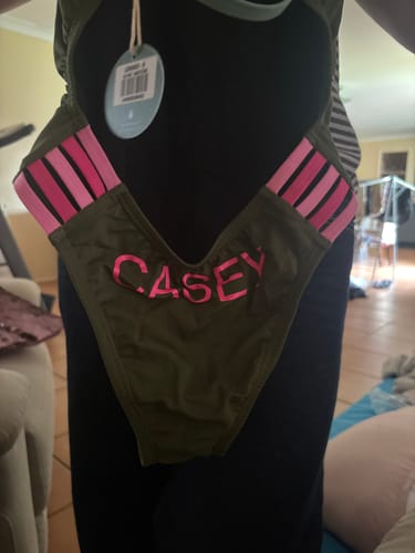 Customer photo review of LENNOX ONE PIECE || Olive|Matcha