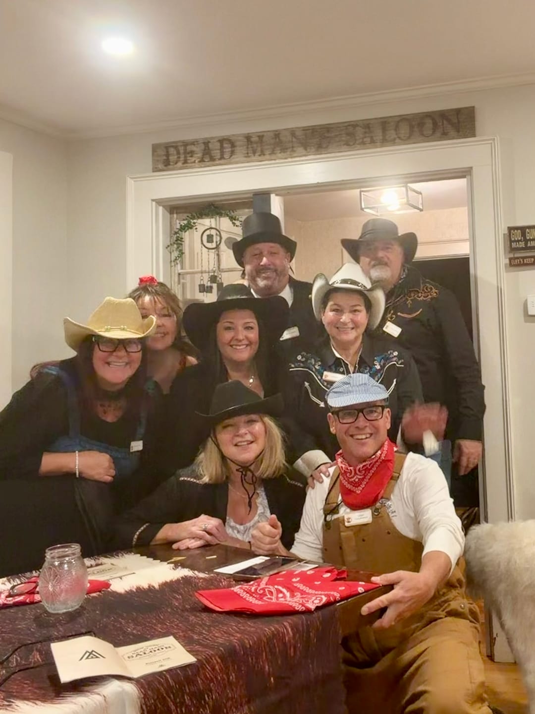 Customer photo review of Wild West Cowboy Murder Mystery Host Your Own Game Kit