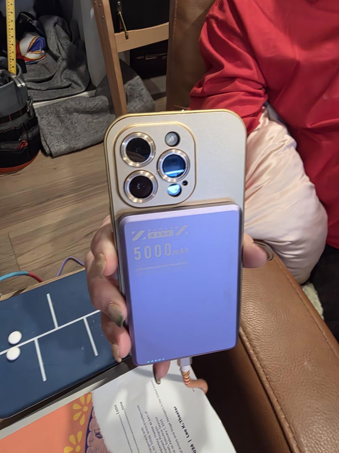 Customer photo review of MagBank Slim Qi2