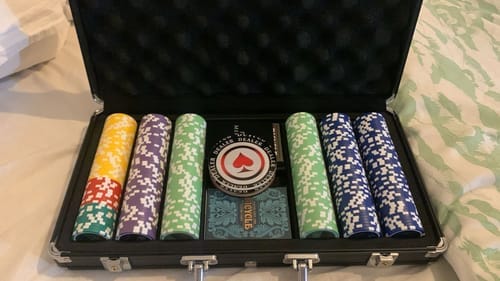 Customer photo review of Dealer Button Spade Glass