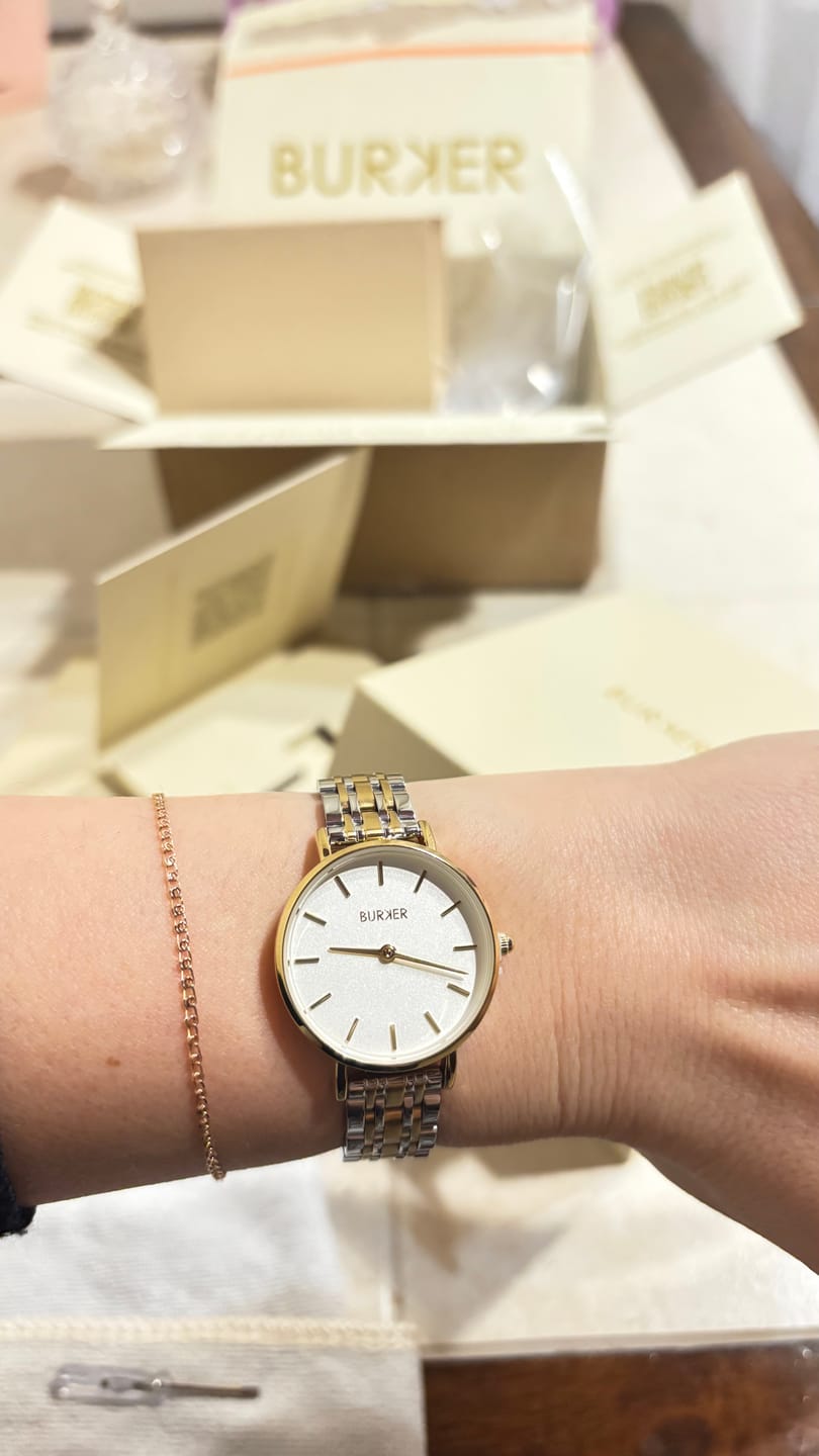 Customer photo review of Ruby Petite Gold Silver
