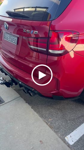 Customer video review of BMW F85 F86 X5M X6M CATLESS DOWNPIPES