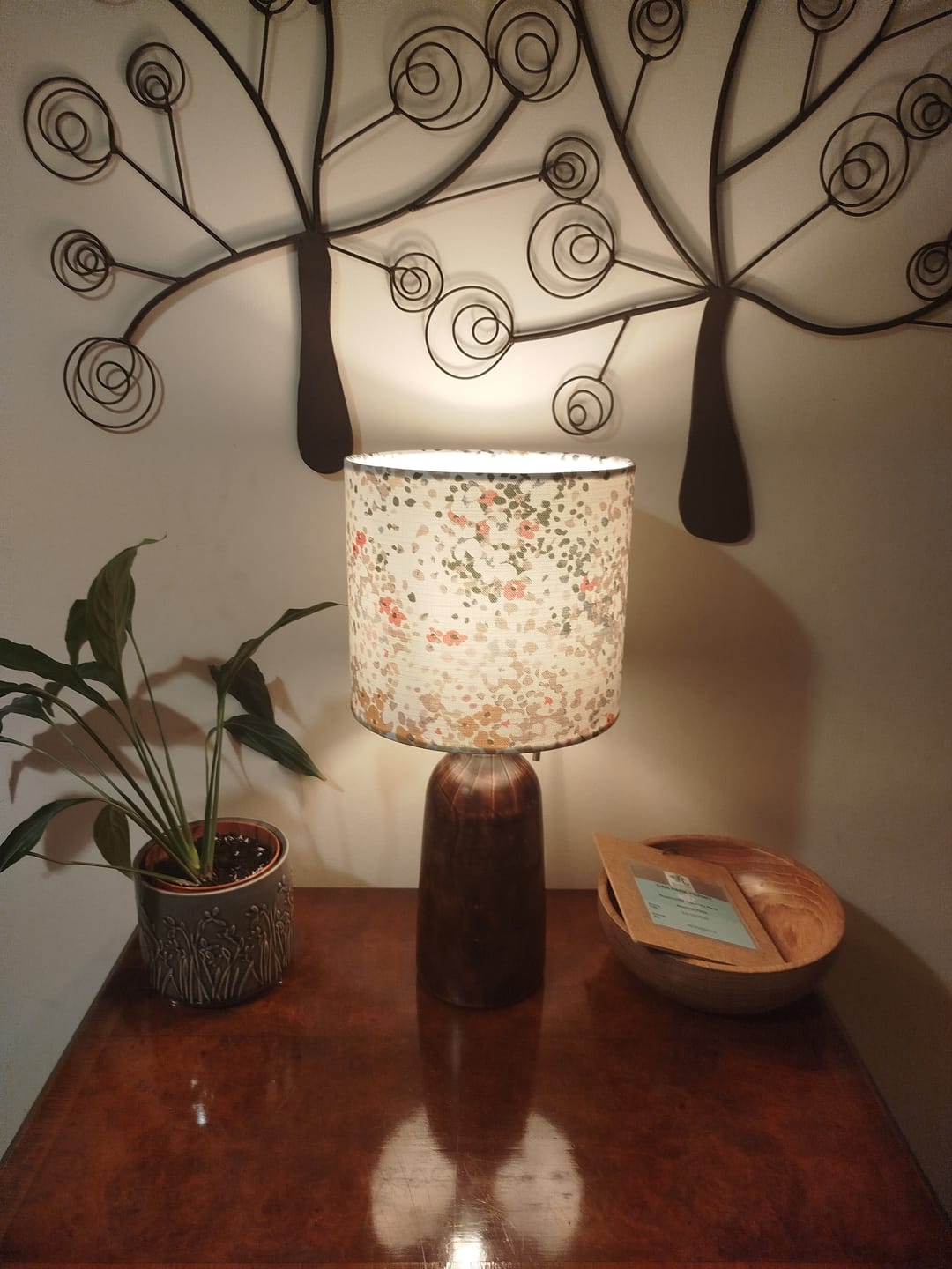 Customer photo review of Handmade Lampshade Blossom