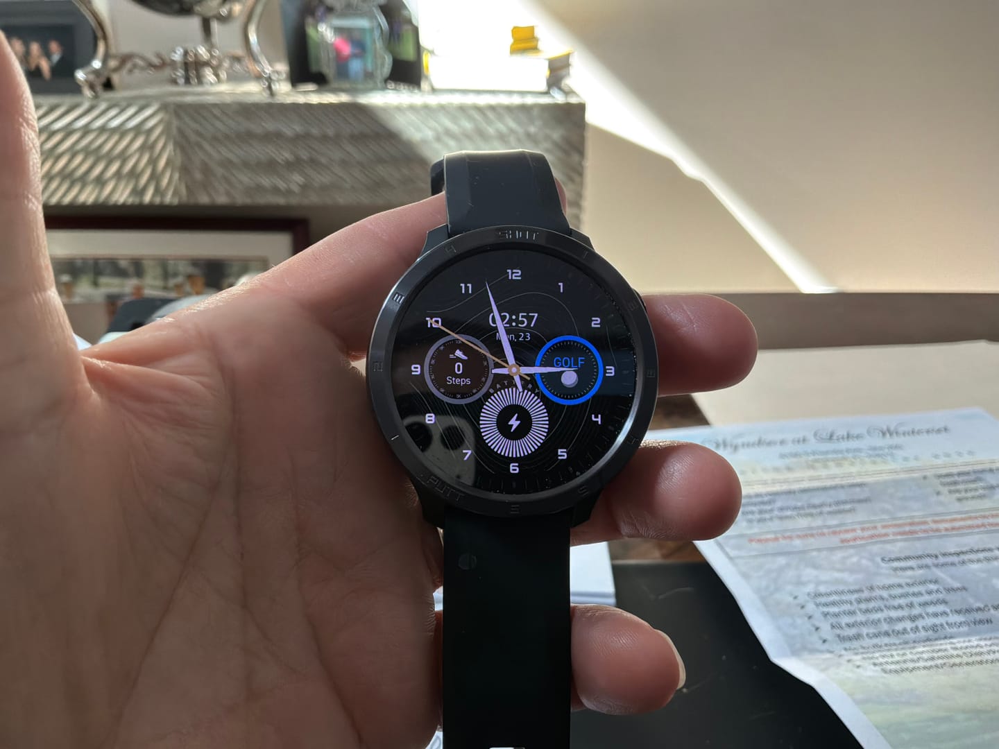 Customer photo review of T11 Pro Golf GPS Watch (Refurbished)