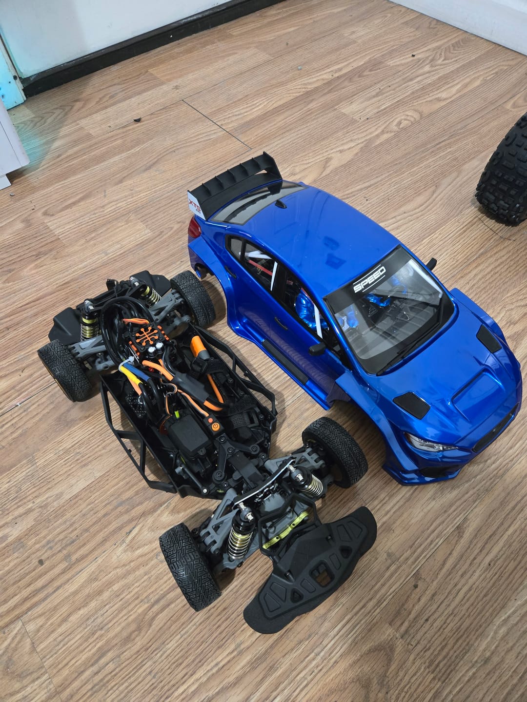 Customer photo review of Rlaarlo 1/10 Carbon Fiber RC Rally Car XTS-S10 Roller(Without Electric Parts)