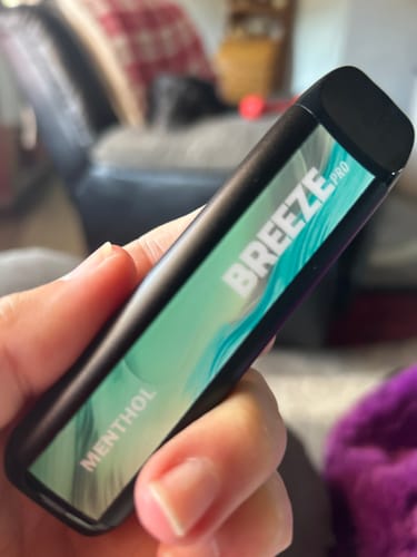 Customer photo review of Breeze Pro Disposable Vape