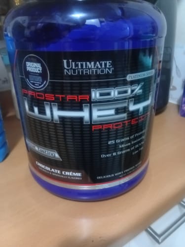 Customer photo review of Ultimate Nutrition Prostar® 100% Whey Protein [5.28 Lb]